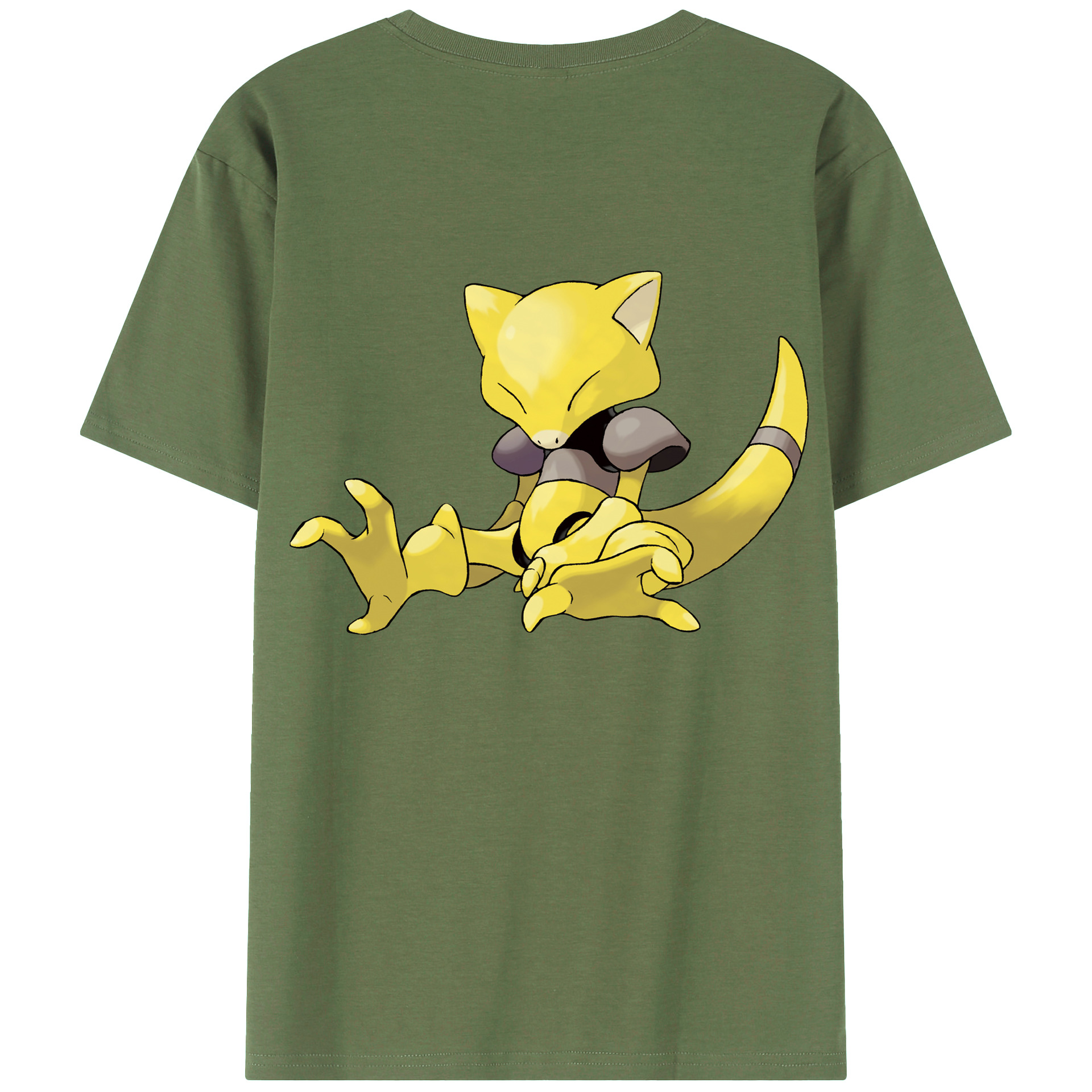 （画像用） ポケットモンスター Pokémon 綿100％ メンズ半袖Tシャツ（バックプリント） 通気性